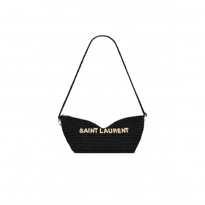 YSL LE RAFIA CROSSBODY BAG 667490GAACR1020 (26*14*14.5cm)